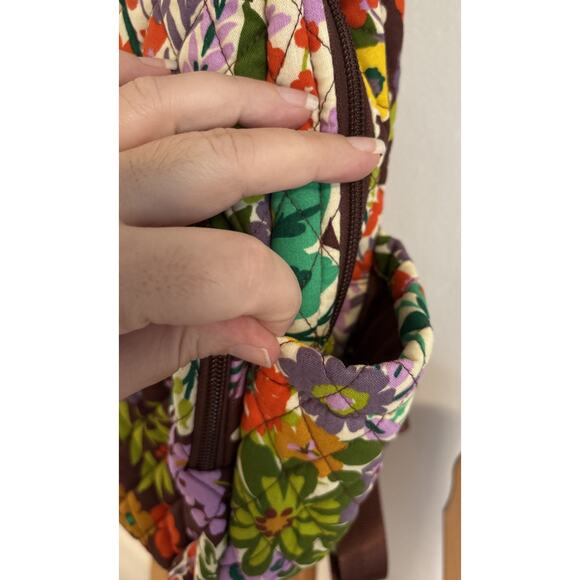 NWT Vera Bradley Essential Small Backpack Evening Garden Print Floral Quilted main image 9